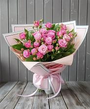 Букет Розовый кустик в Каменке Пензенской области