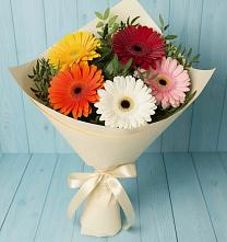 Букет цветов из:  Герберы в Каменке Пензенской области
