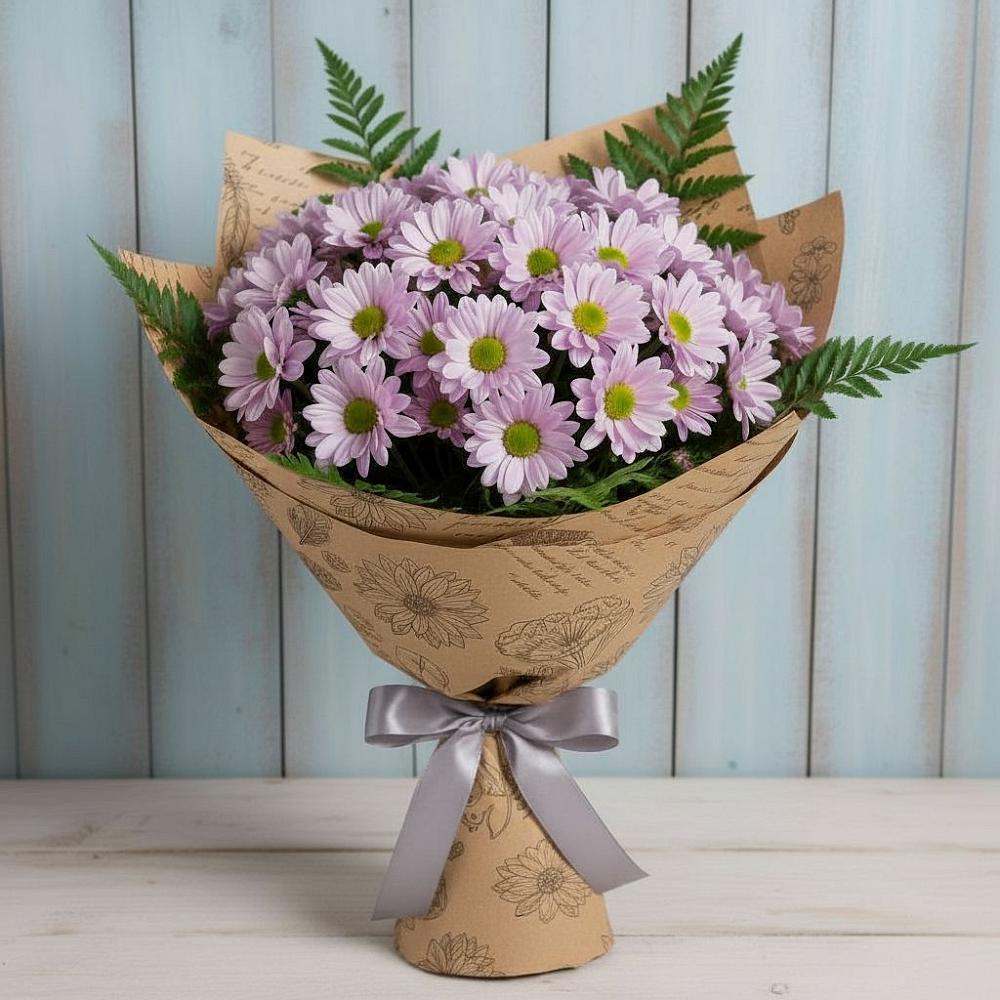 Букет цветов из: Хризантемы в Каменке Пензенской области