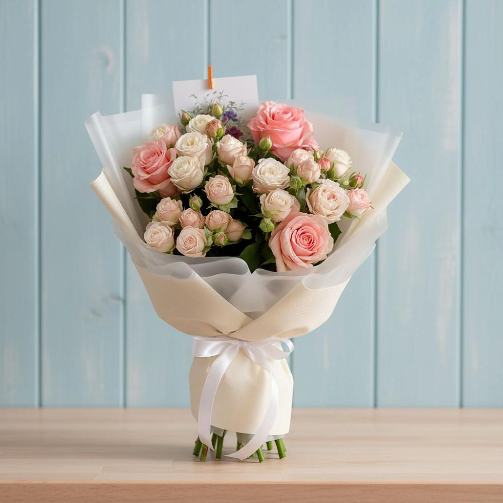 Букет цветов из: Розы в Каменке Пензенской области