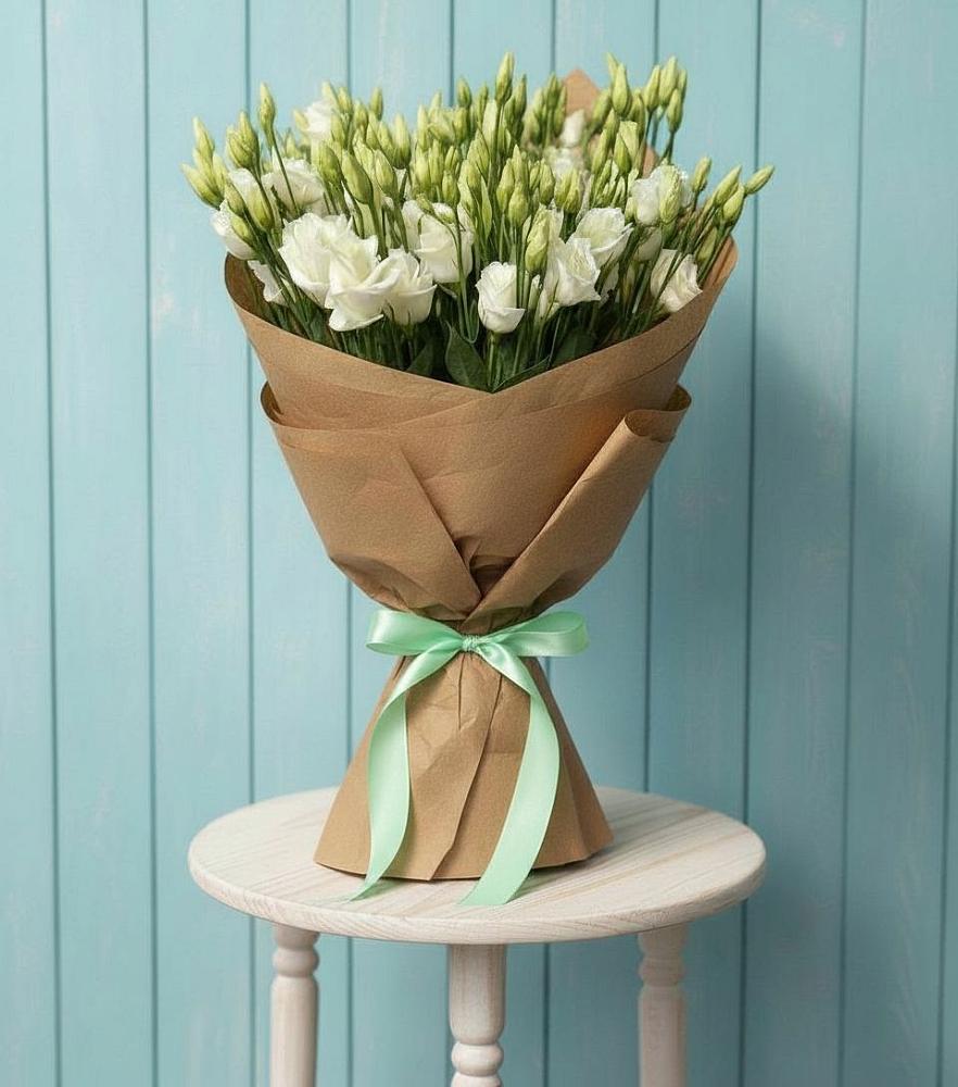 Букет цветов из: Лизиантусы в Каменке Пензенской области