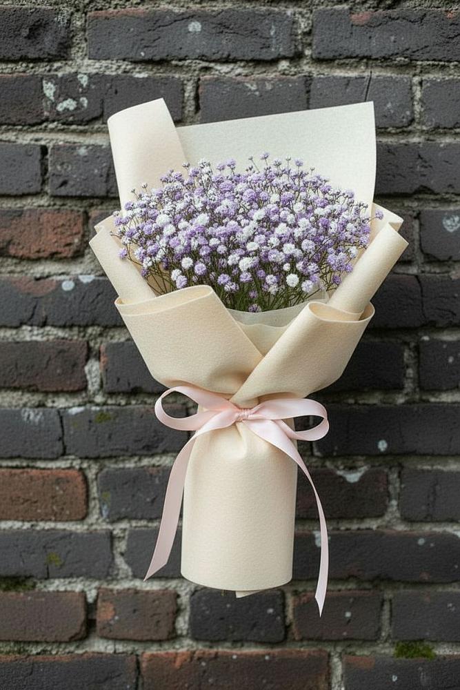 Букет цветов из: Гипсофила в Каменке Пензенской области