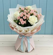 Букет цветов из:  Розы в Каменке Пензенской области