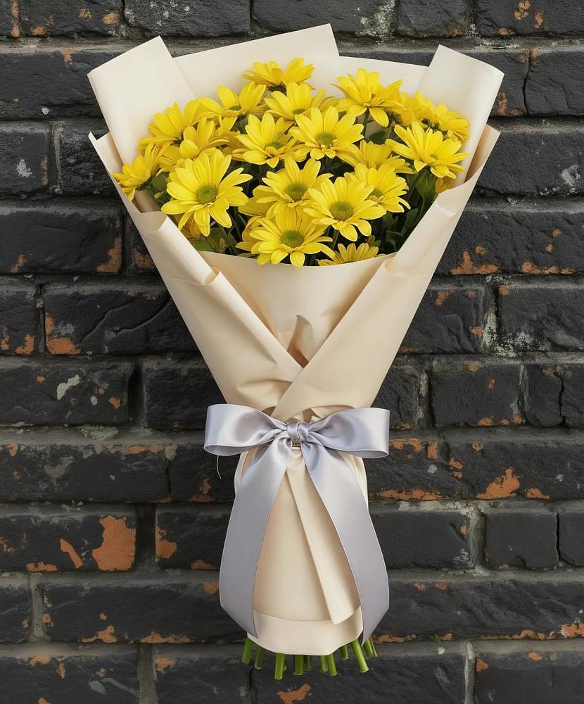 Букет цветов из: Хризантемы в Каменке Пензенской области