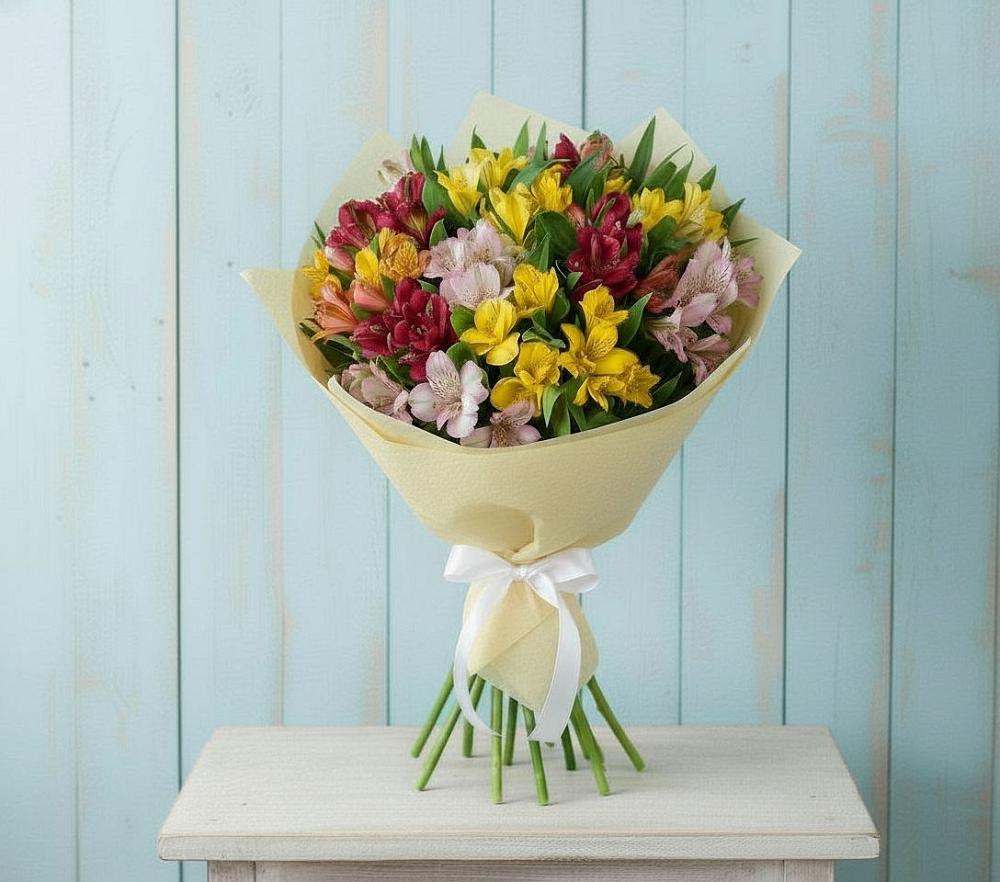 Букет цветов из: Альстромерии в Каменке Пензенской области