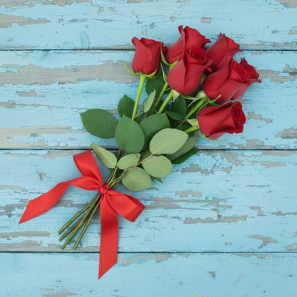 Букет Красные розы в Каменке Пензенской области