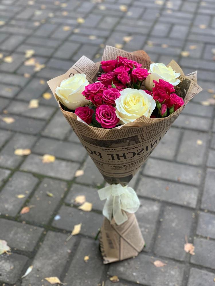 Букет цветов из: Розы в Каменке Пензенской области